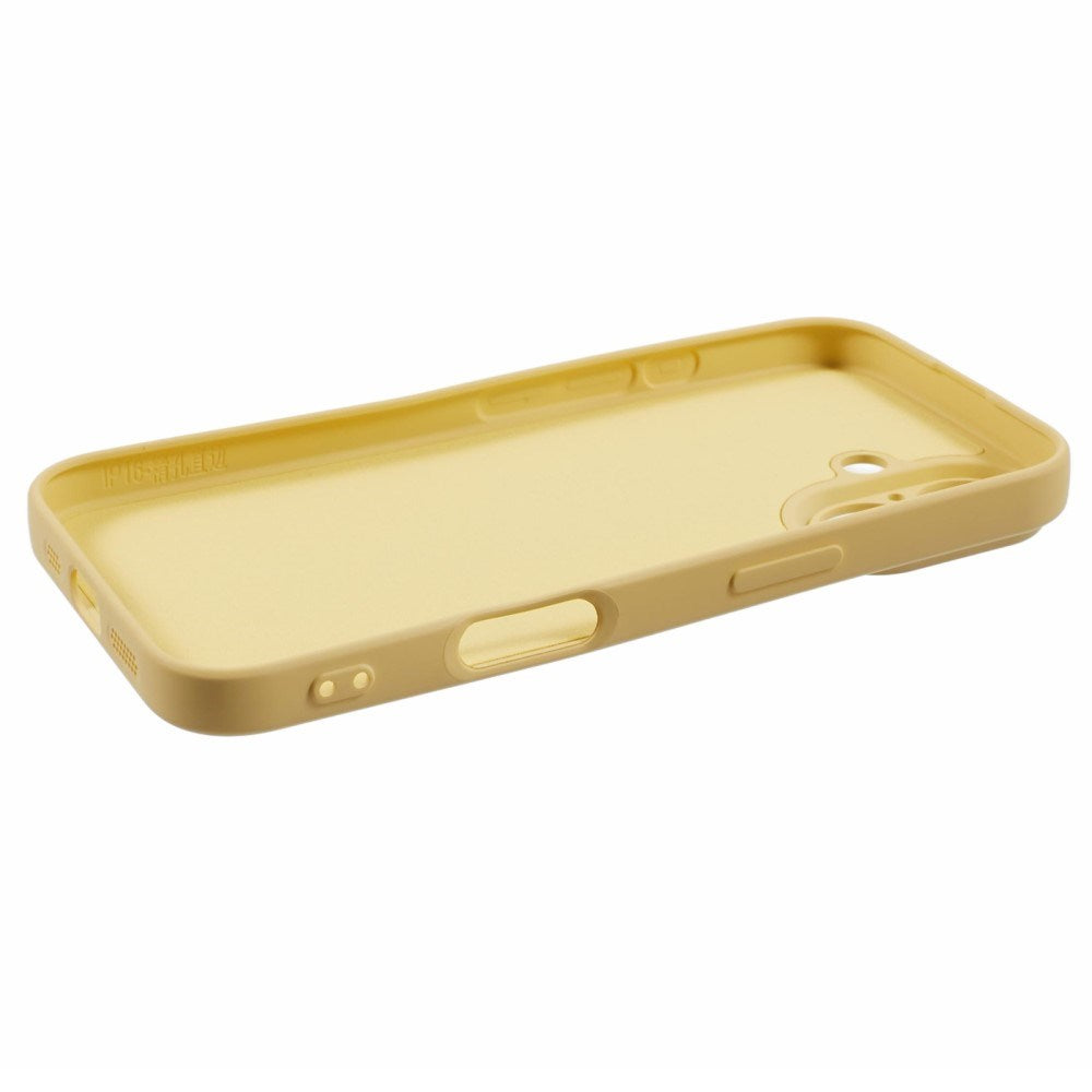 iPhone 16 EIDERWOOD Mat Fleksibel Plastik Mobil Cover - Gul