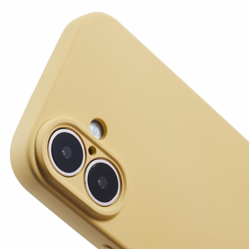 iPhone 16 EIDERWOOD Mat Fleksibel Plastik Mobil Cover - Gul