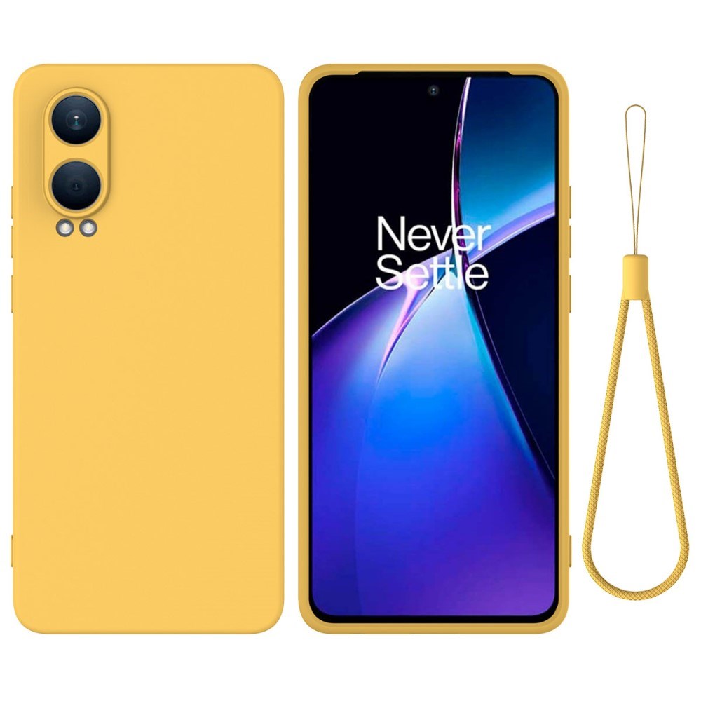 EIDERWOOD OnePlus Nord CE4 Lite (5G) Liquid Silikone Mobil Cover m. Strop - Gul