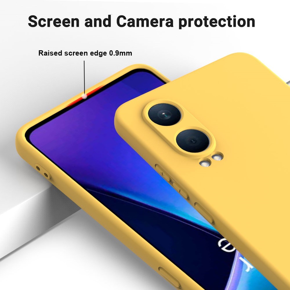 EIDERWOOD OnePlus Nord CE4 Lite (5G) Liquid Silikone Mobil Cover m. Strop - Gul
