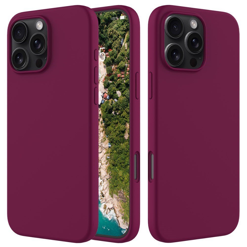 EIDERWOOD iPhone 16 Pro Max Silikone Cover - Vinrød