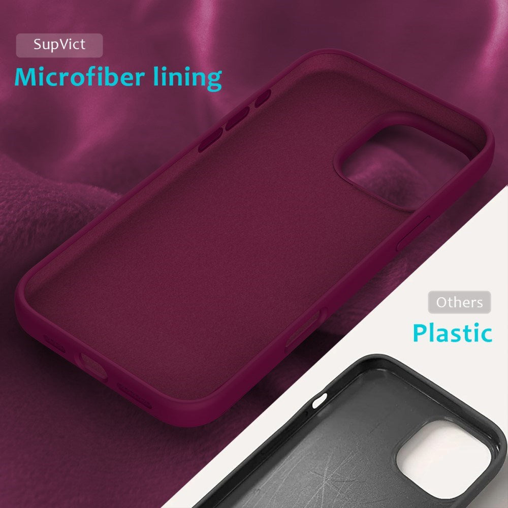 EIDERWOOD iPhone 16 Pro Max Silikone Cover - Vinrød