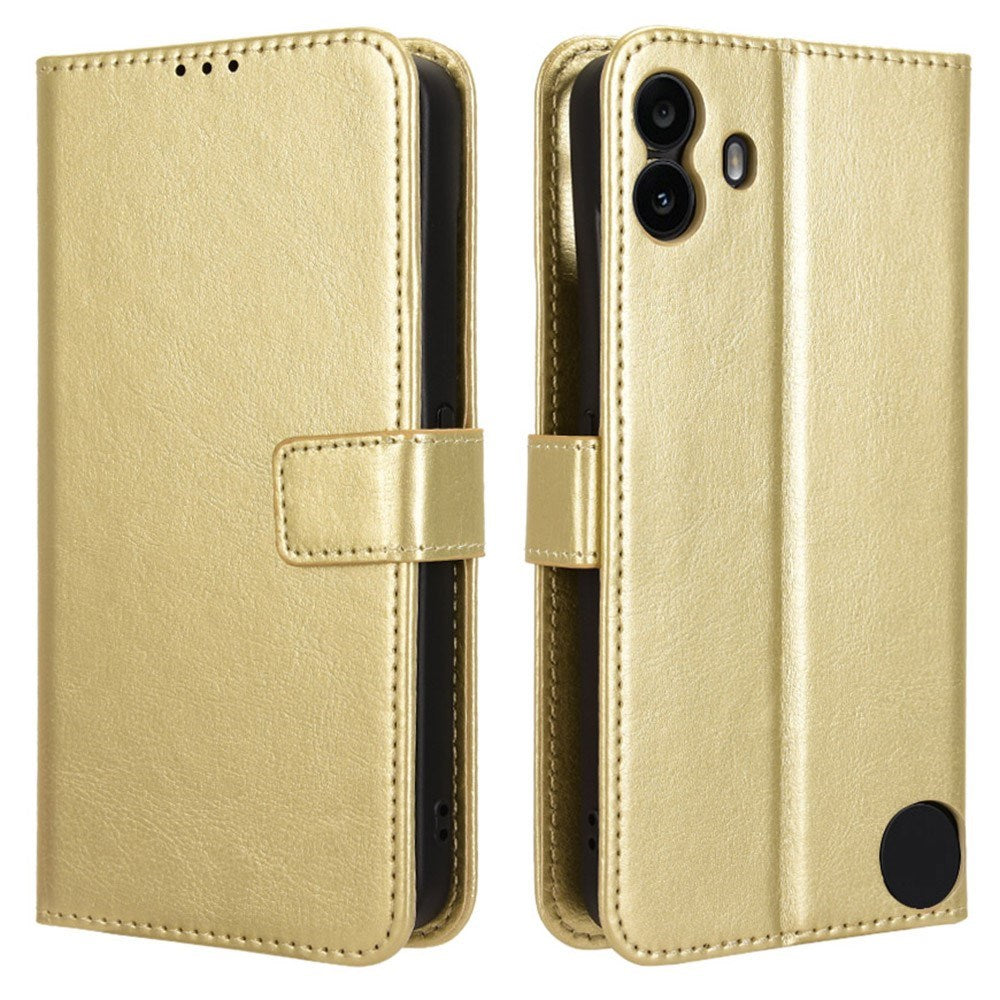 EIDERWOOD - Nothing CMF Phone 1 - Kunstlæder Flip Cover m. Strop - Guld