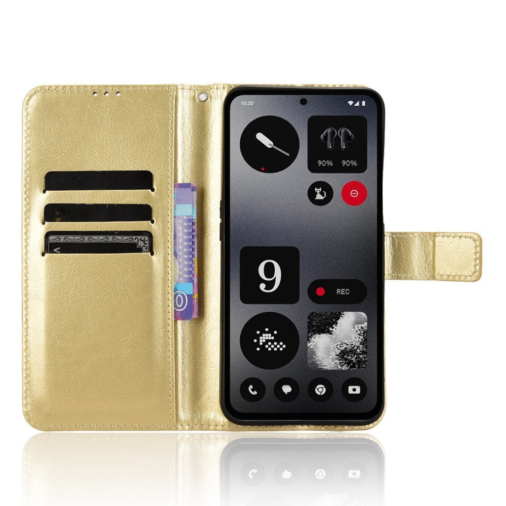 EIDERWOOD - Nothing CMF Phone 1 - Kunstlæder Flip Cover m. Strop - Guld