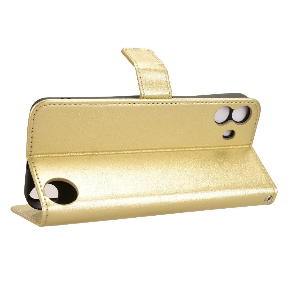 EIDERWOOD - Nothing CMF Phone 1 - Kunstlæder Flip Cover m. Strop - Guld
