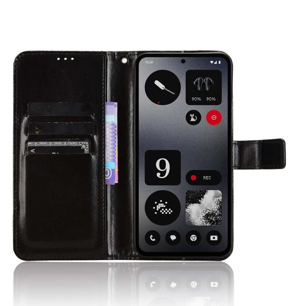 EIDERWOOD - Nothing CMF Phone 1 - Kunstlæder Flip Cover m. Strop - Sort