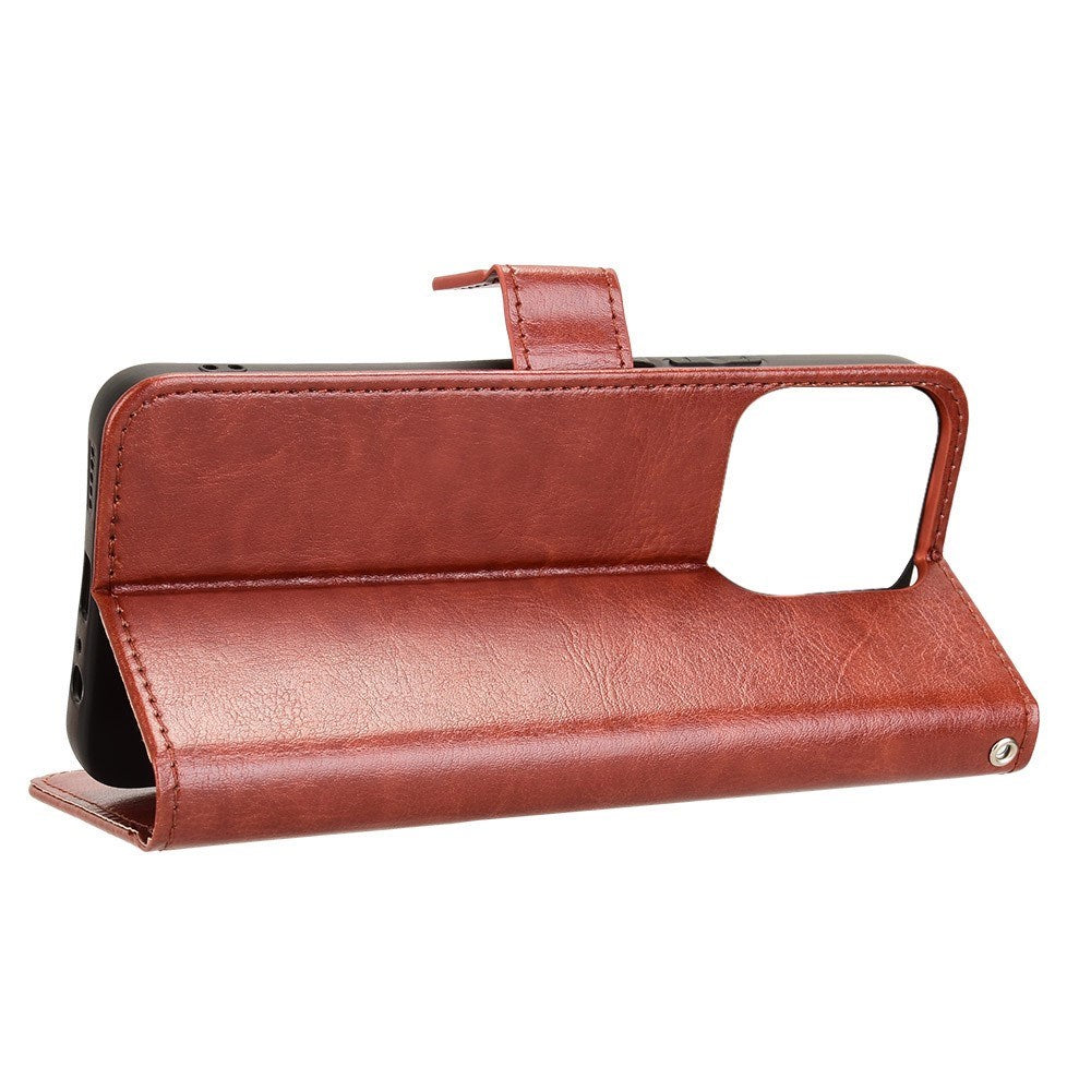 EIDERWOOD - Honor 200 Smart - Kunstlæder Flip Cover m. Strop - Brun