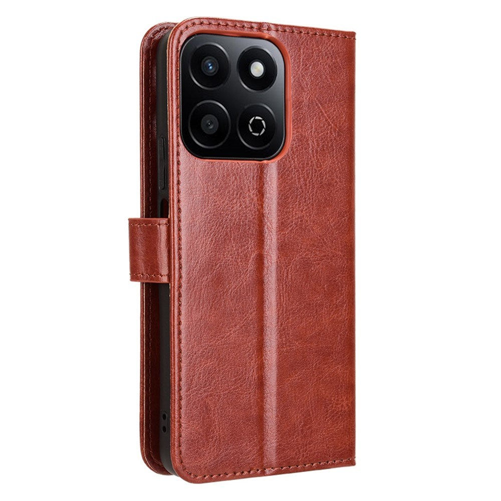 EIDERWOOD - Honor 200 Smart - Kunstlæder Flip Cover m. Strop - Brun