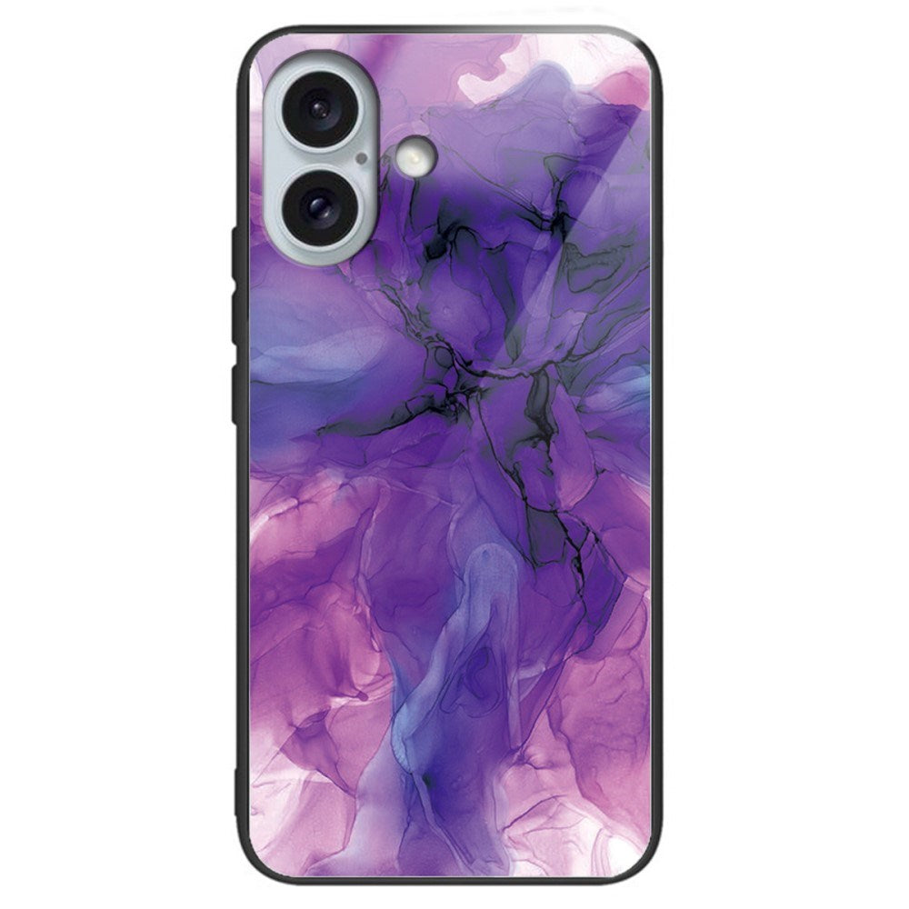EIDERWOOD iPhone 16 Plastik Mobil Cover m. Glasbagside - Lilla Sky