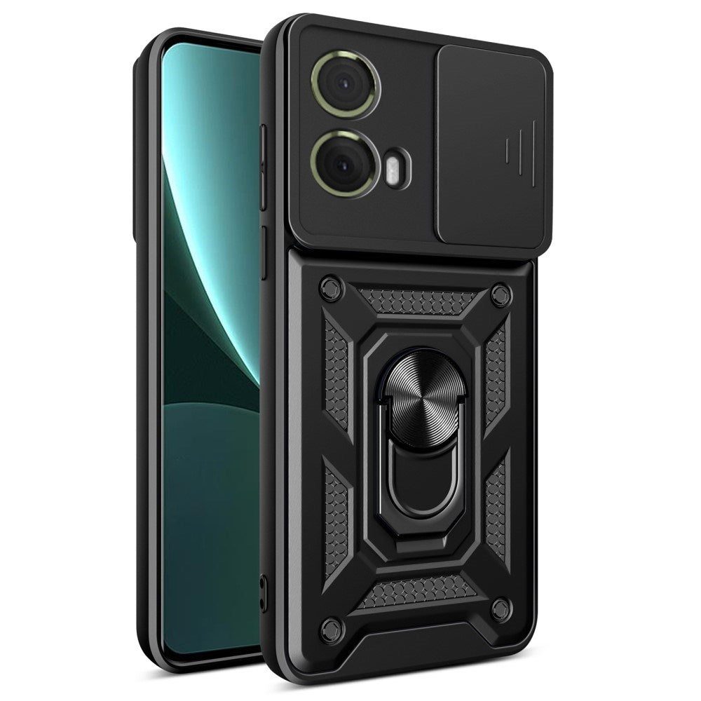 EIDERWOOD Motorola Moto G85 (5G) Håndværker Mobil Cover m. Magnetisk Kickstand & Cam Slider - Sort