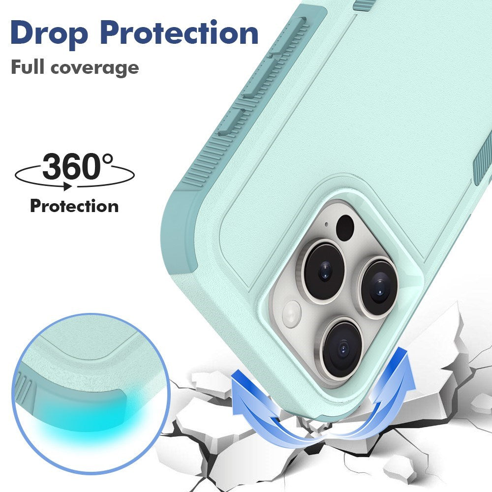 EIDERWOOD iPhone 16 Pro 2-in-1 Hybrid Mobil Cover - Turkis