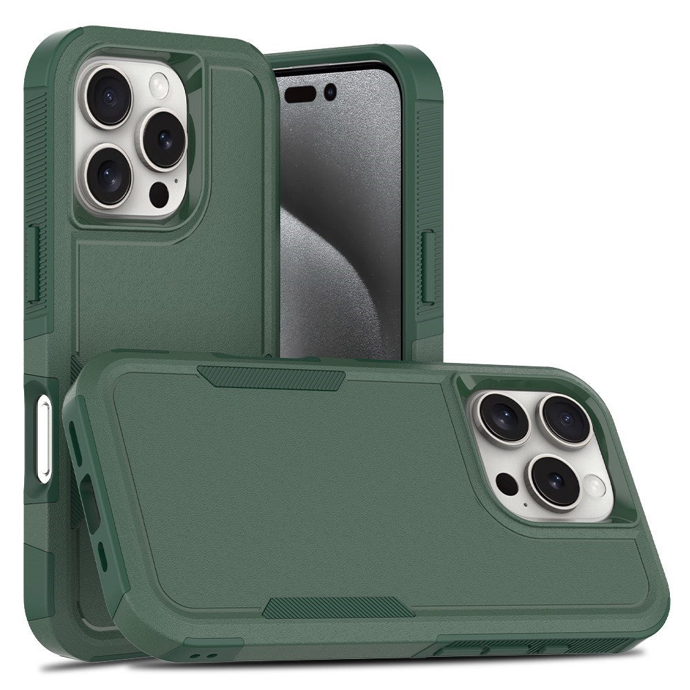 EIDERWOOD iPhone 16 Pro 2-in-1 Hybrid Mobil Cover - Mørkegrøn