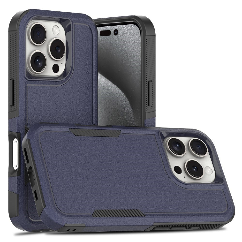 EIDERWOOD iPhone 16 Pro 2-in-1 Hybrid Mobil Cover - Mørkeblå