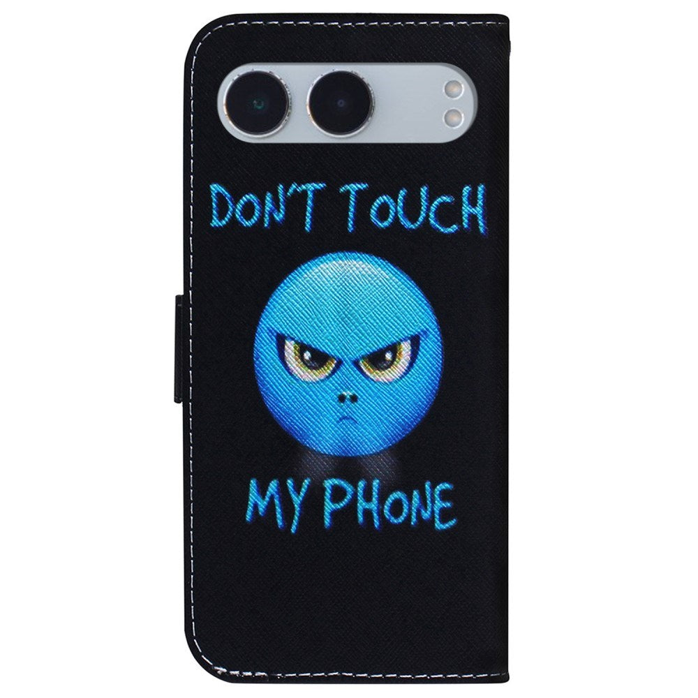 EIDERWOOD OnePlus Nord 4 (5G) Læder Mobil Cover m. Pung & Print - "Don't Touch My Phone"