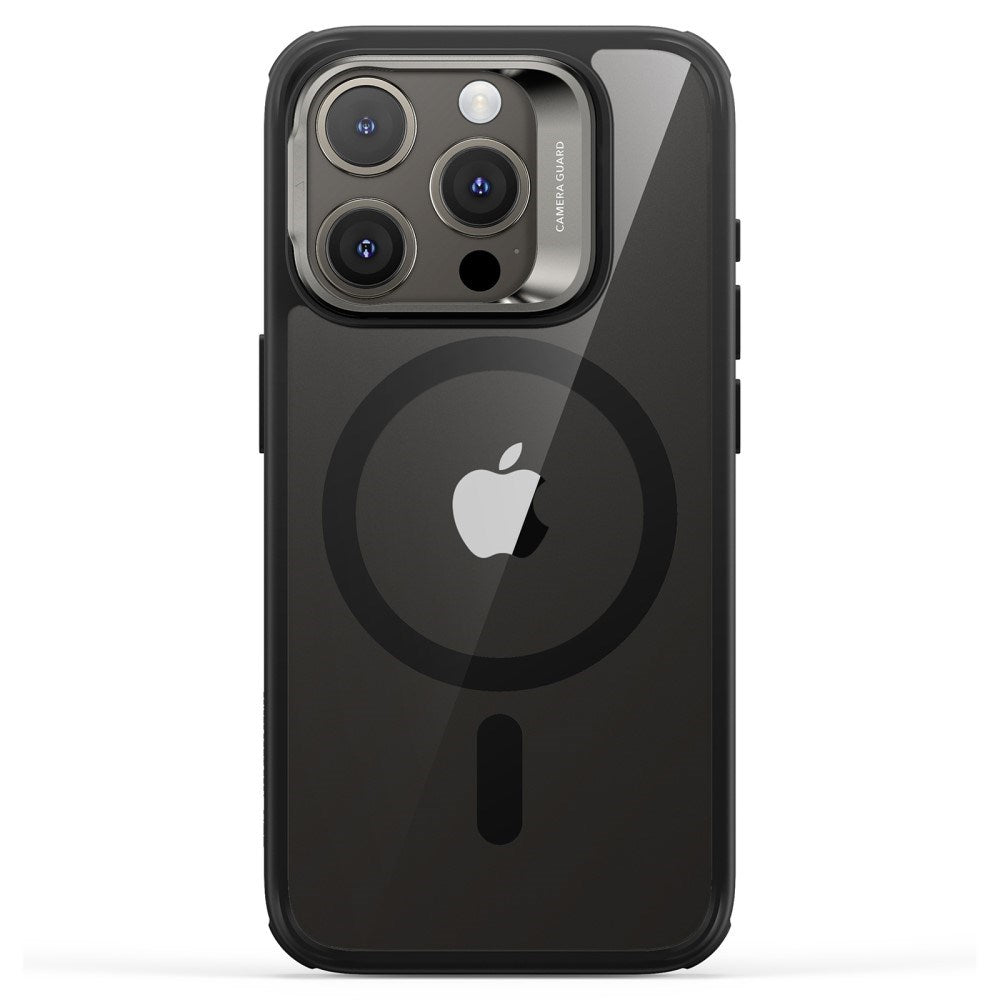 iPhone 16 Pro ESR Kickstand Hybrid Mobil Cover- MagSafe Kompatibel - Gennemsigtig / Sort
