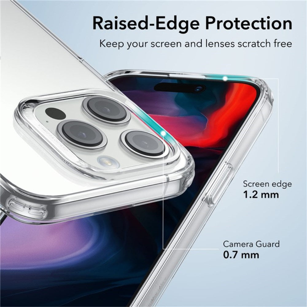 iPhone 16 Pro ESR Slim Mobil Cover - MagSafe Kompatibel - Gennemsigtig