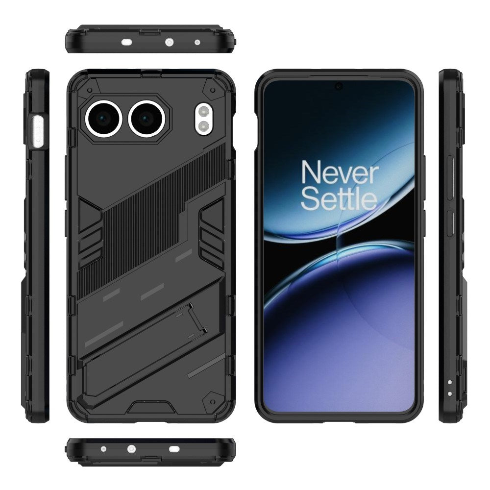 EIDERWOOD OnePlus Nord 4 (5G) Hybrid Håndværker Mobil Cover m. Kickstand - Sort