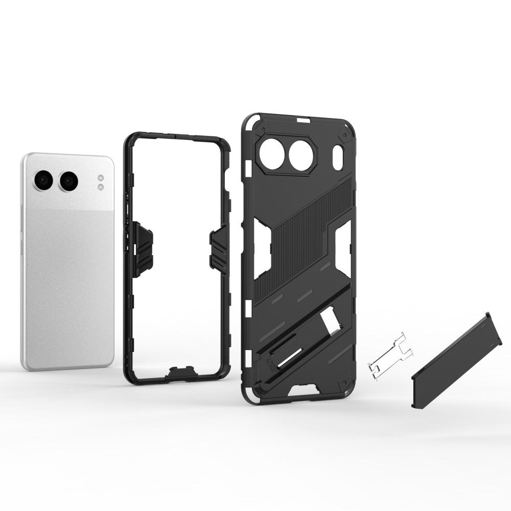 EIDERWOOD OnePlus Nord 4 (5G) Hybrid Håndværker Mobil Cover m. Kickstand - Rød