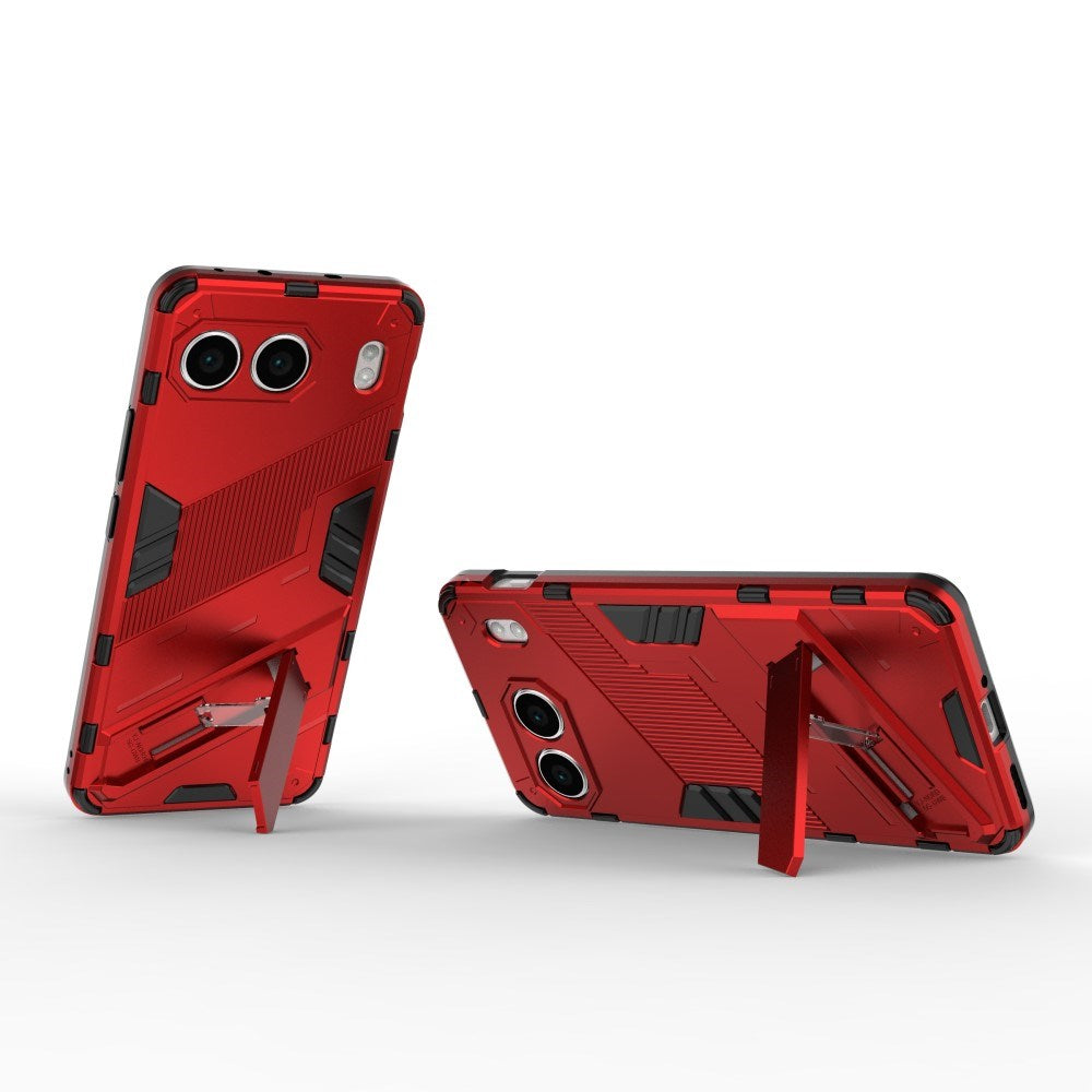 EIDERWOOD OnePlus Nord 4 (5G) Hybrid Håndværker Mobil Cover m. Kickstand - Rød