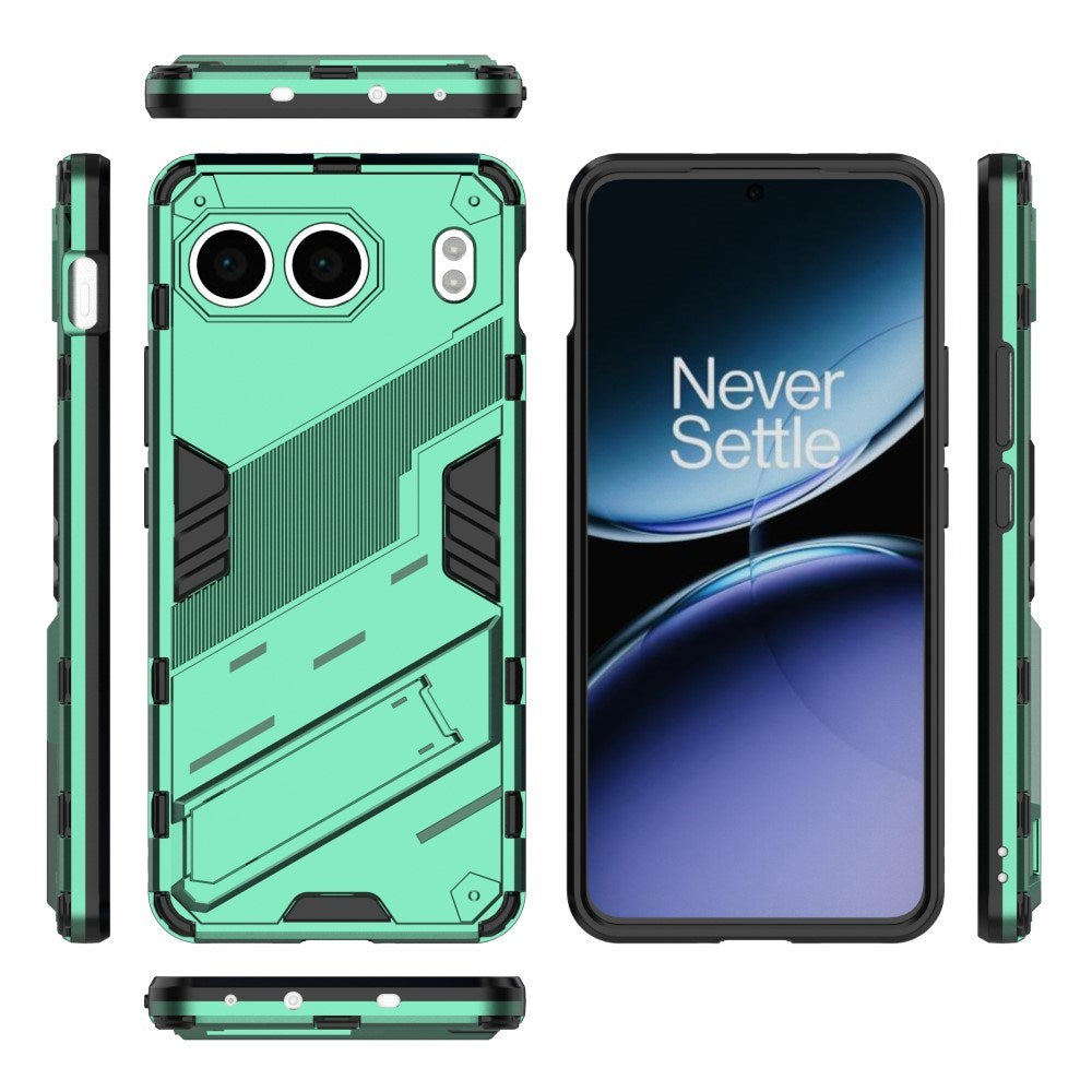 EIDERWOOD OnePlus Nord 4 (5G) Hybrid Håndværker Mobil Cover m. Kickstand - Grøn