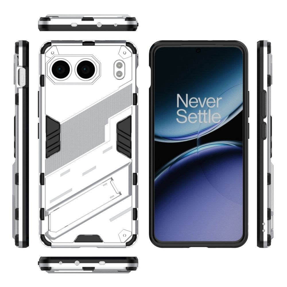 EIDERWOOD OnePlus Nord 4 (5G) Hybrid Håndværker Mobil Cover m. Kickstand - Hvid