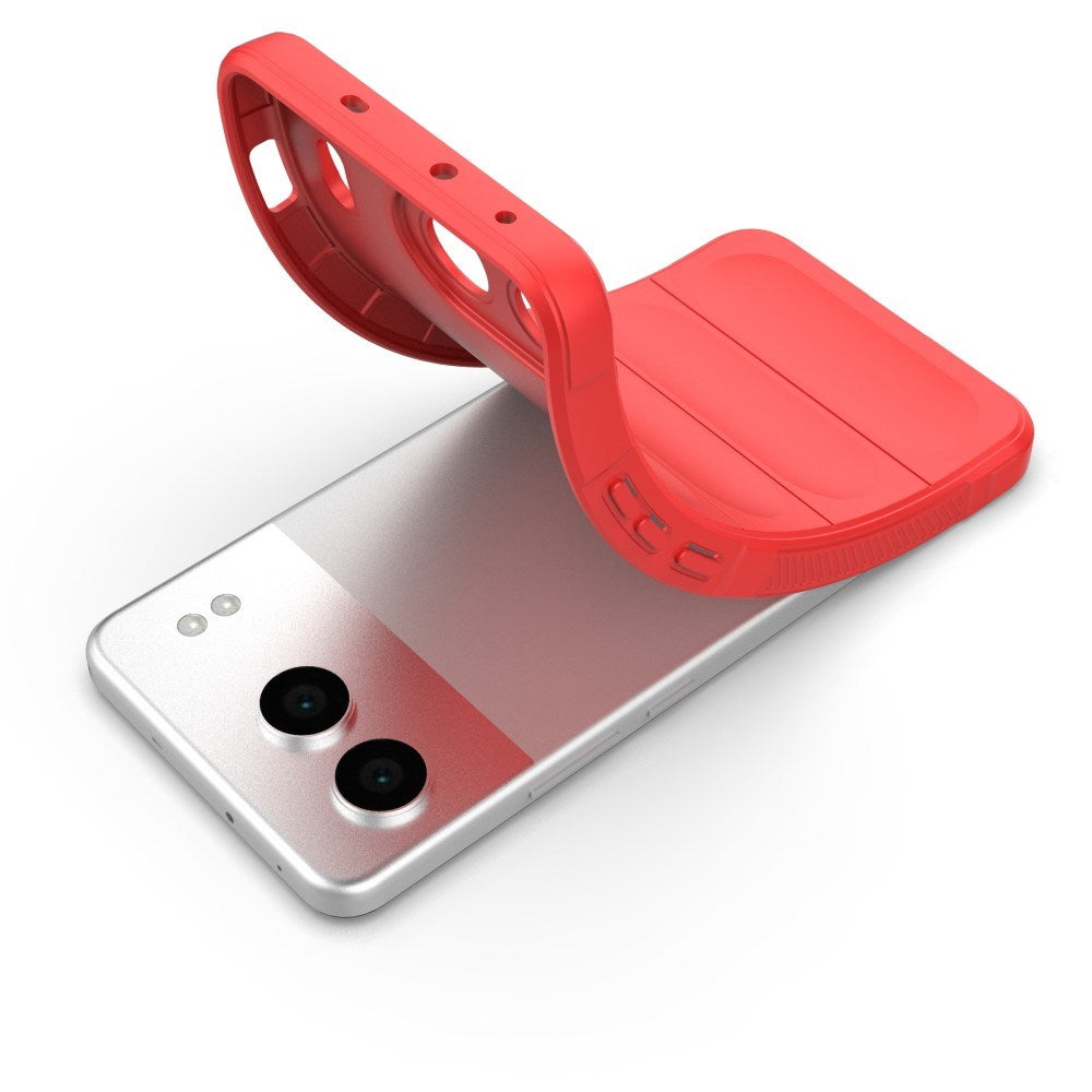 EIDERWOOD OnePlus Nord 4 (5G) Fleksibelt Plastik Mobil Cover - Rød