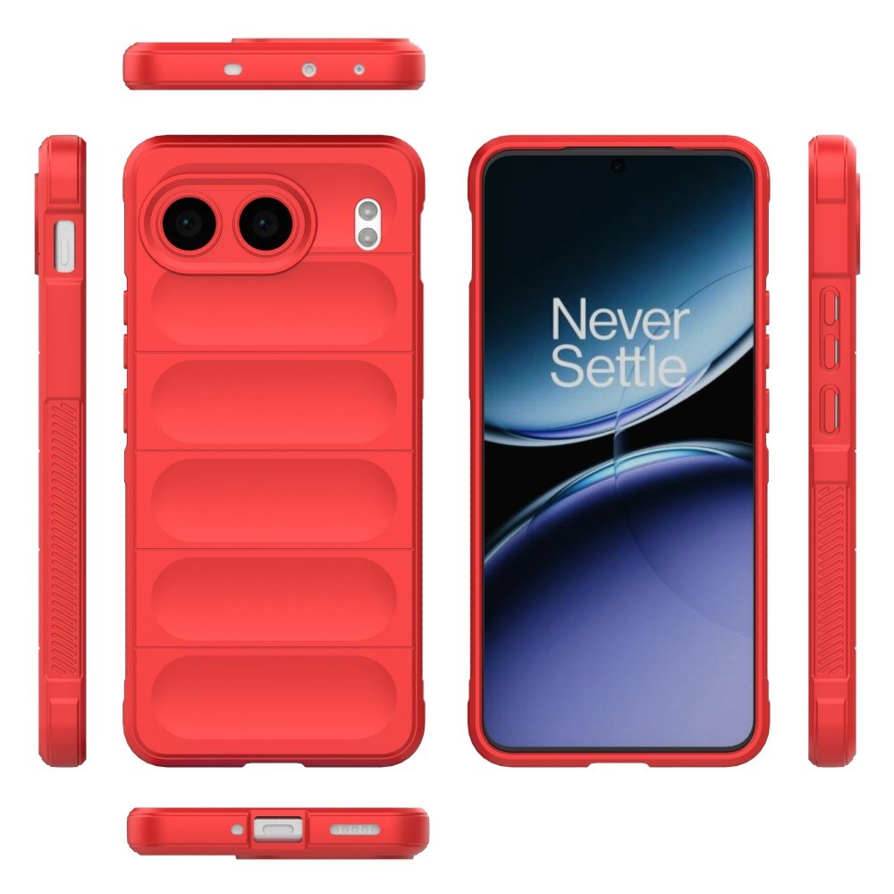 EIDERWOOD OnePlus Nord 4 (5G) Fleksibelt Plastik Mobil Cover - Rød