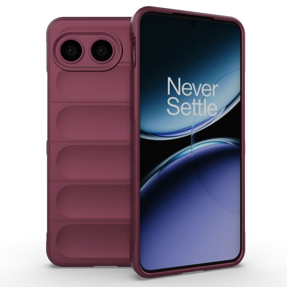 EIDERWOOD OnePlus Nord 4 (5G) Fleksibelt Plastik Mobil Cover - Mørkerød
