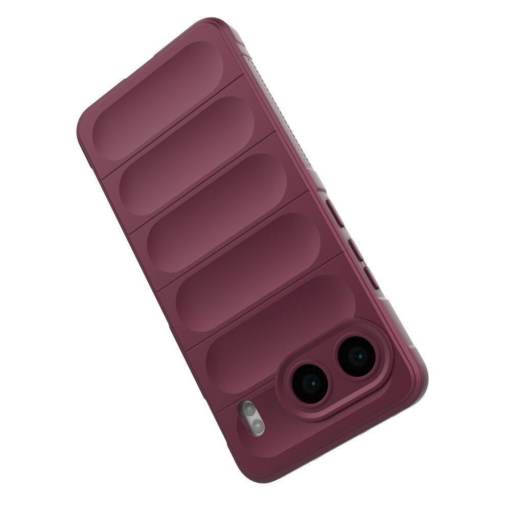 EIDERWOOD OnePlus Nord 4 (5G) Fleksibelt Plastik Mobil Cover - Mørkerød