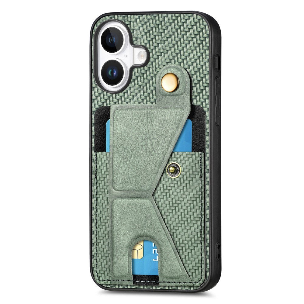 EIDERWOOD iPhone 16 Plus K-Formet Hybrid Bagside Cover - Grøn