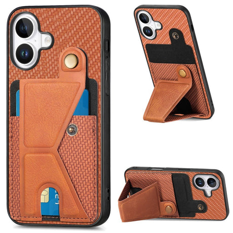 EIDERWOOD iPhone 16 Plus K-Formet Hybrid Bagside Cover - Orange