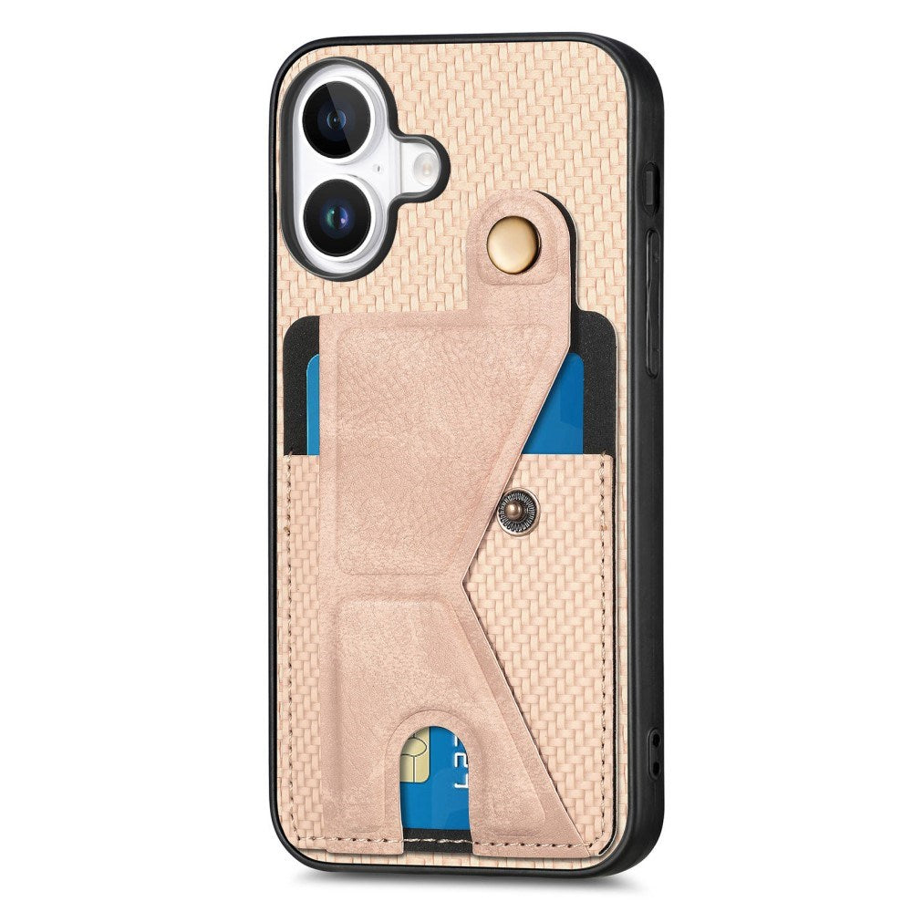 EIDERWOOD iPhone 16 Plus K-Formet Hybrid Bagside Cover - Rose Gold