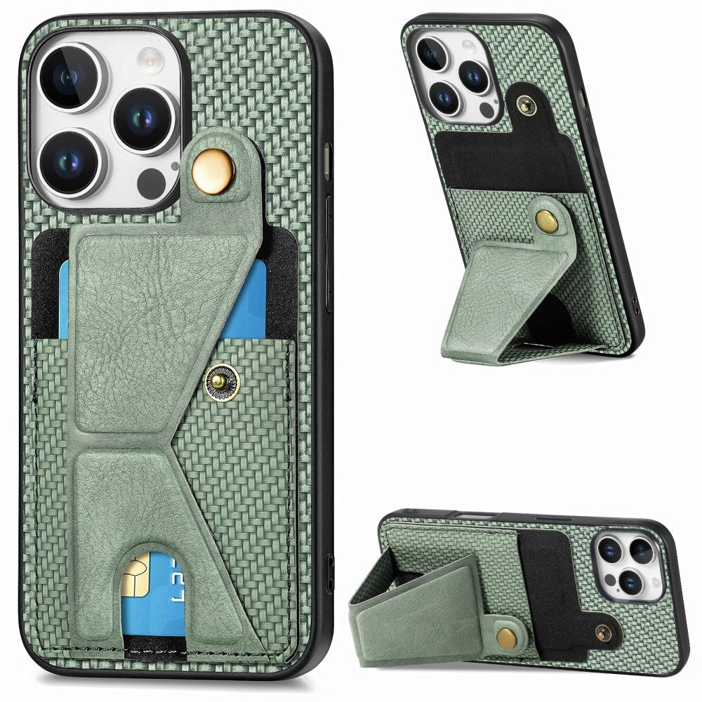 EIDERWOOD iPhone 16 Pro K-Formet Hybrid Bagside Cover - Grøn