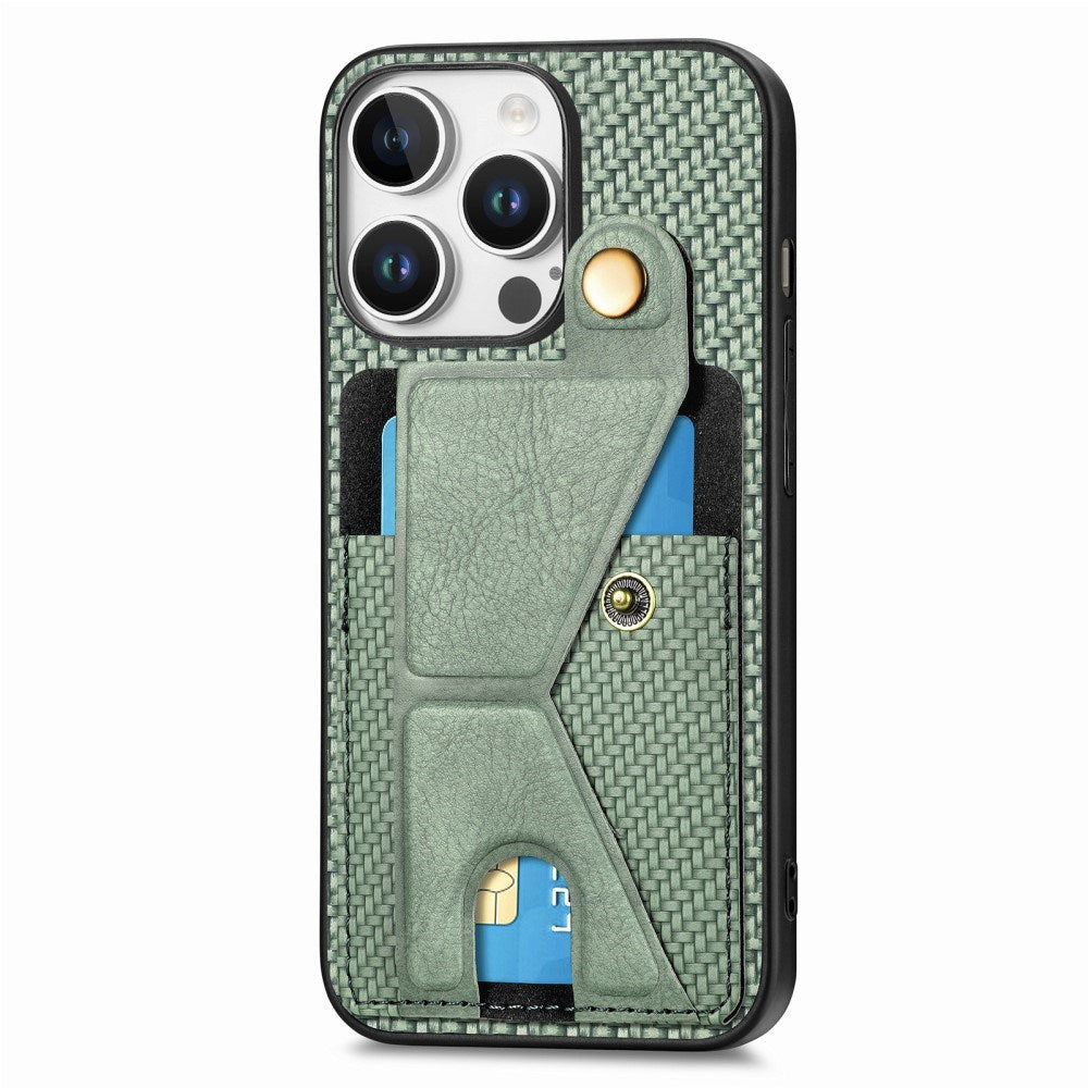 EIDERWOOD iPhone 16 Pro K-Formet Hybrid Bagside Cover - Grøn