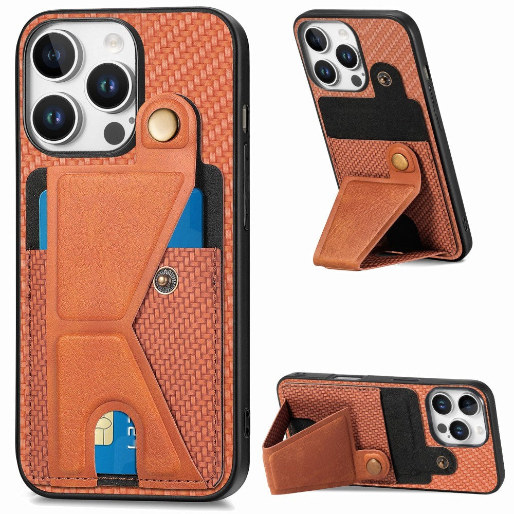 EIDERWOOD iPhone 16 Pro K-Formet Hybrid Bagside Cover - Orange