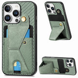 EIDERWOOD iPhone 16 Pro Max K-Formet Hybrid Bagside Cover - Grøn