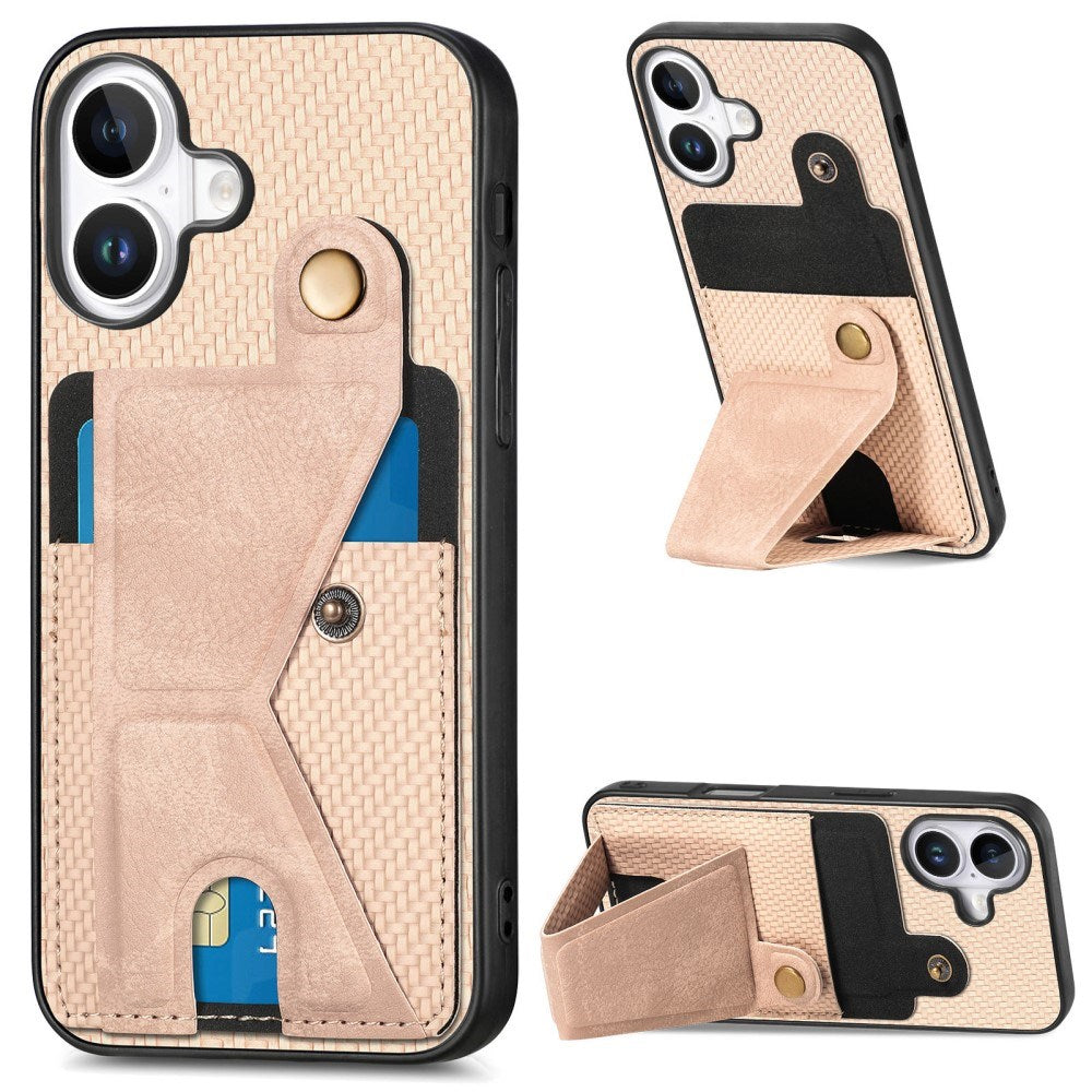 EIDERWOOD iPhone 16 K-Formet Hybrid Bagside Cover - Rose Gold