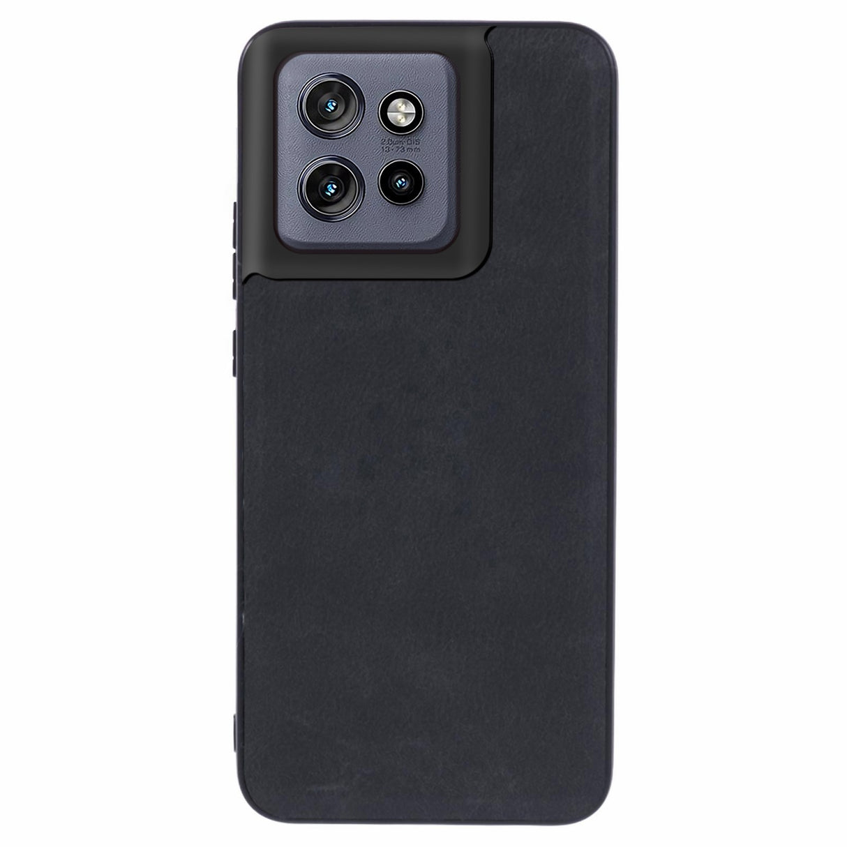 EIDERWOOD - Motorola Edge 50 Neo - Kunstlæder Bagside Cover - Sort