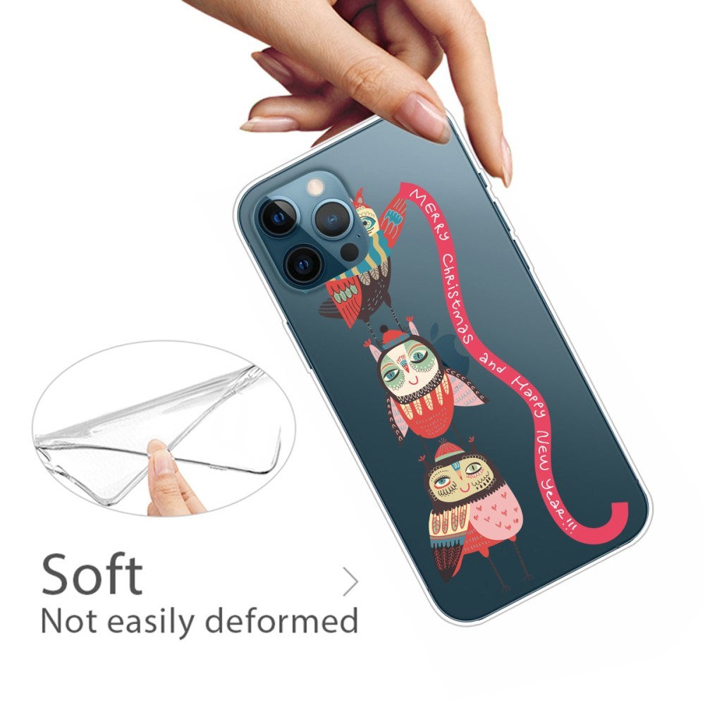 EIDERWOOD iPhone 16 Pro Max Fleksibelt Plast Mobil Julecover - Merry Christmas - Juleugler