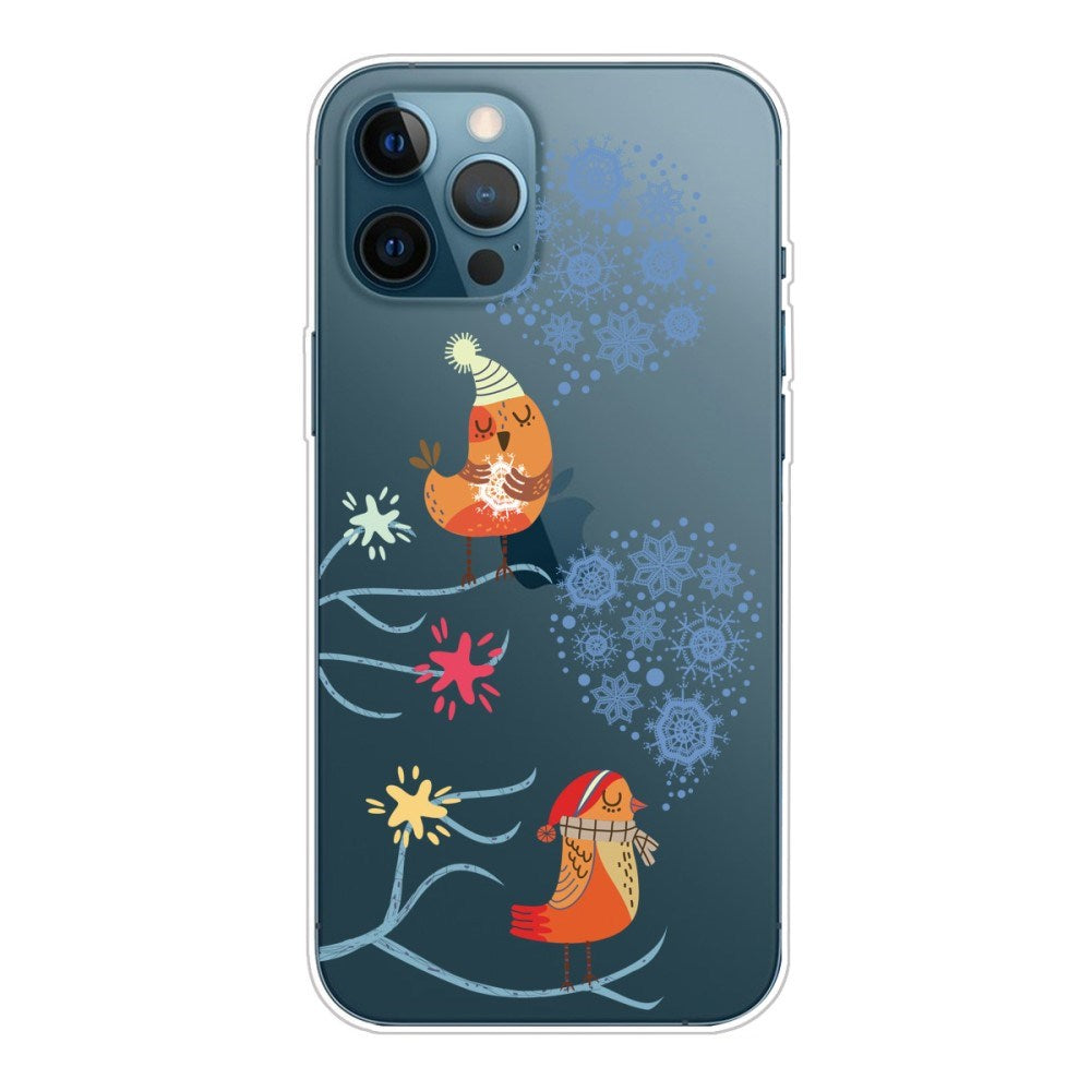 EIDERWOOD iPhone 16 Pro Max Fleksibelt Plast Mobil Julecover - Merry Christmas - Julefugle