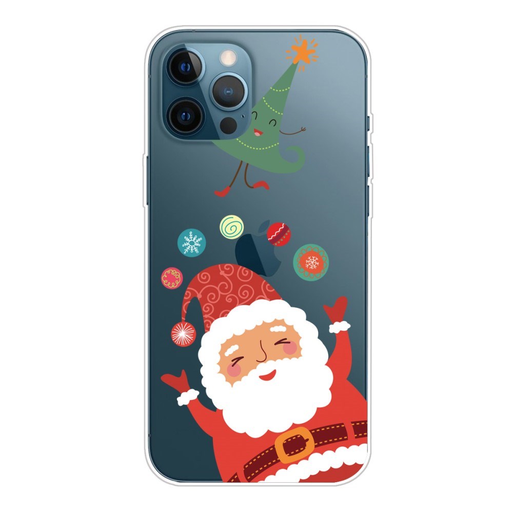 EIDERWOOD iPhone 16 Pro Max Fleksibelt Plast Mobil Julecover - Merry Christmas - Julemanden