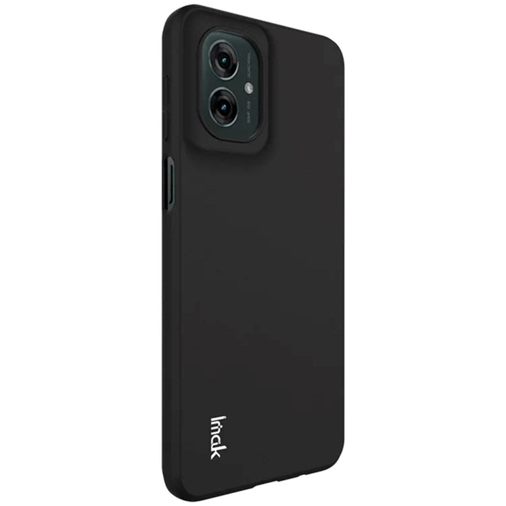 Stødsikkert Mat Plast Cover til Motorola Moto G55 5G - Sort
