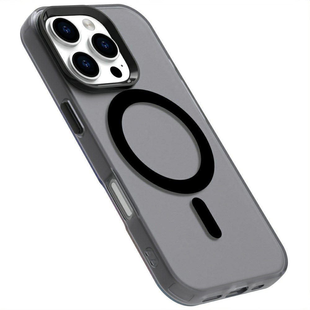 EIDERWOOD iPhone 16 Pro Max Hybrid Plast Bagside Cover - MagSafe Kompatibel - Gennemsigtig / Sort