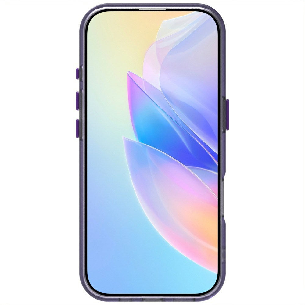 EIDERWOOD iPhone 16 Pro Max Hybrid Plast Bagside Cover - MagSafe Kompatibel - Gennemsigtig / Lilla