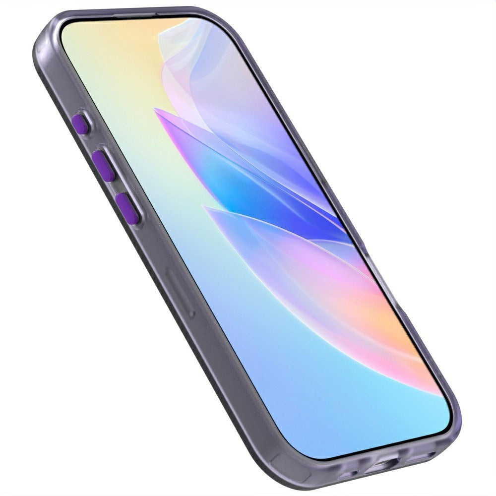 EIDERWOOD iPhone 16 Pro Max Hybrid Plast Bagside Cover - MagSafe Kompatibel - Gennemsigtig / Lilla