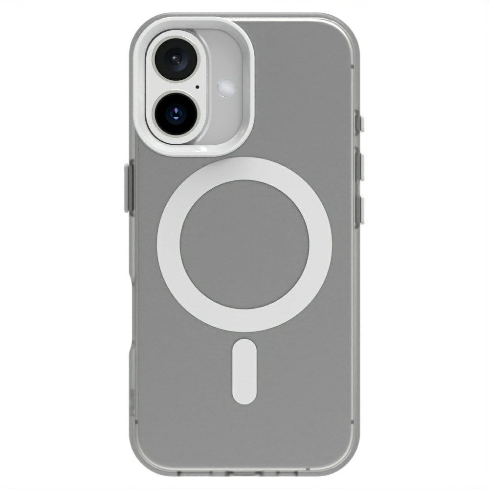 EIDERWOOD iPhone 16 Hybrid Plast Bagside Cover - MagSafe Kompatibel - Gennemsigtig / Hvid