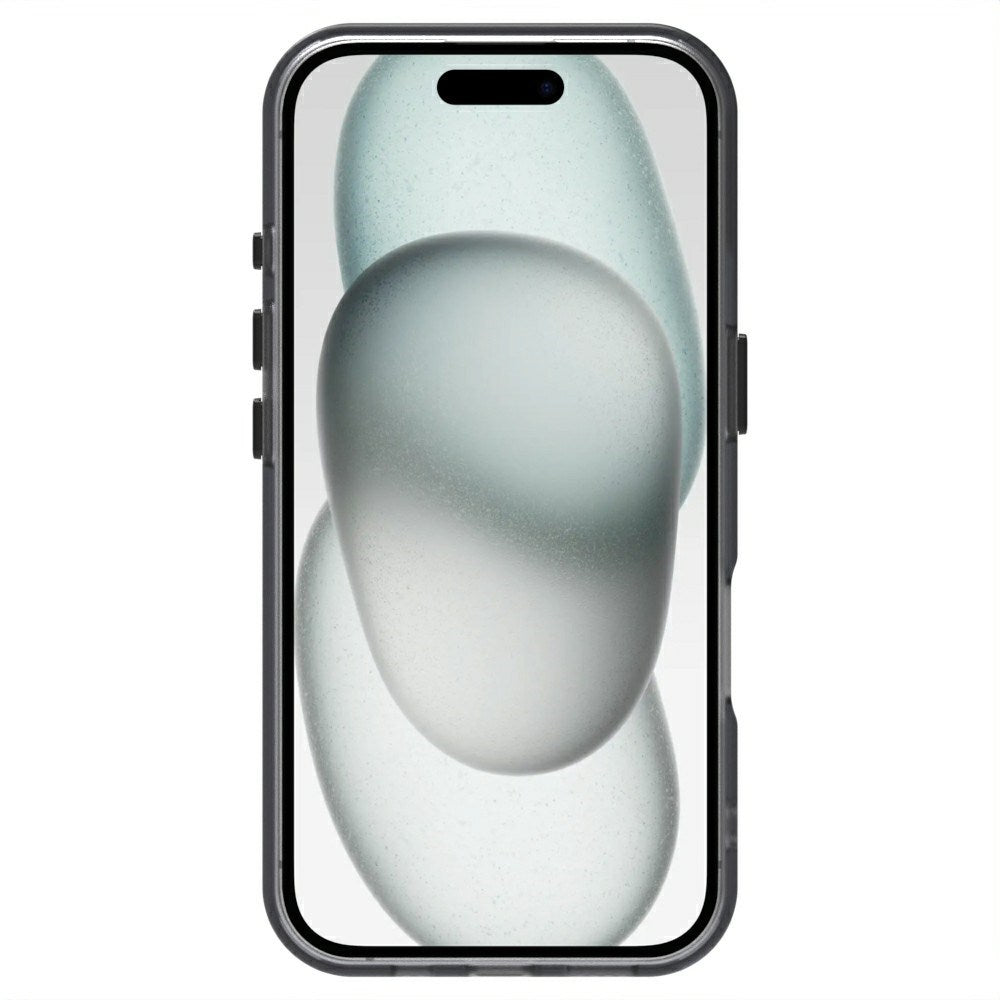 EIDERWOOD iPhone 16 Hybrid Plast Bagside Cover - MagSafe Kompatibel - Gennemsigtig / Sort