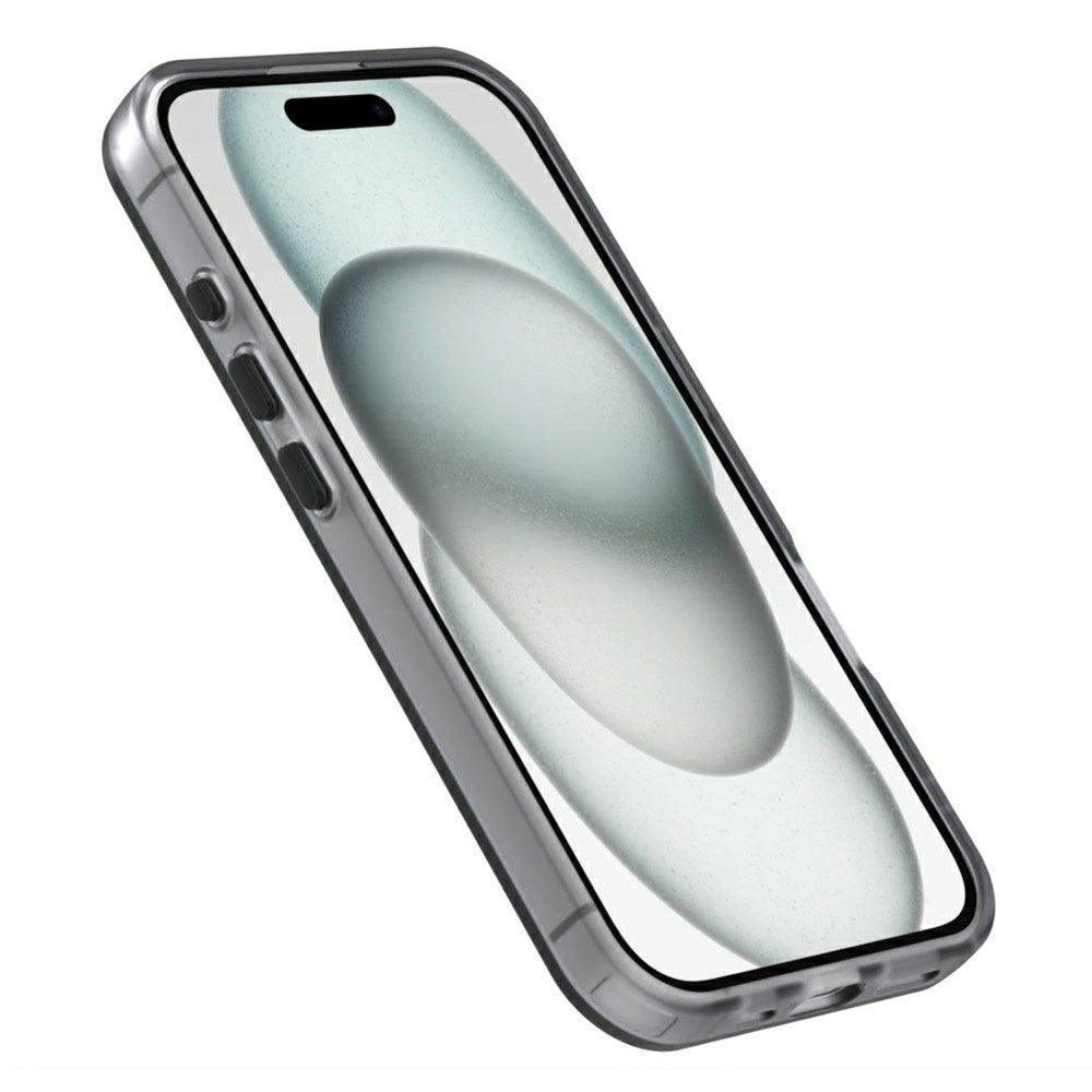 EIDERWOOD iPhone 16 Hybrid Plast Bagside Cover - MagSafe Kompatibel - Gennemsigtig / Sort