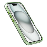 EIDERWOOD iPhone 16 Hybrid Plast Bagside Cover - MagSafe Kompatibel - Gennemsigtig / Grøn