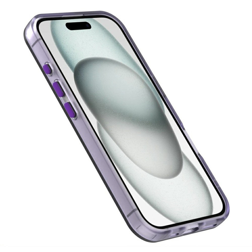 EIDERWOOD iPhone 16 Hybrid Plast Bagside Cover - MagSafe Kompatibel - Gennemsigtig / Lilla